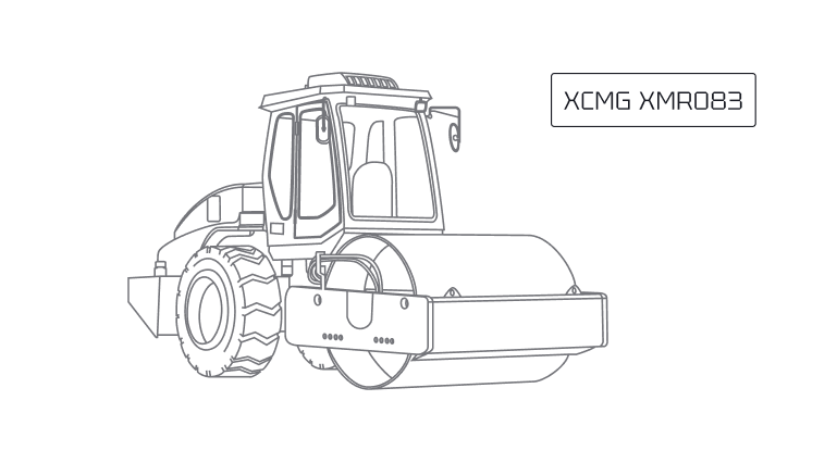 Каток XCMG XMR083