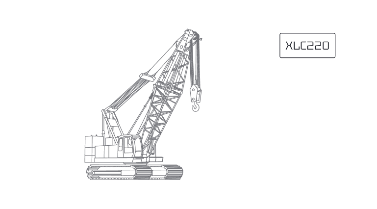 Гусеничный кран XCMG XLC220